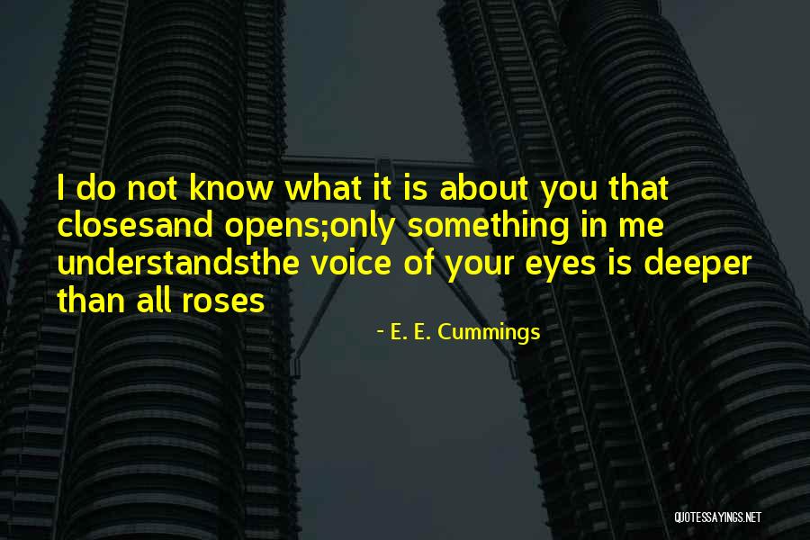 In Your Eyes Love Quotes By E. E. Cummings