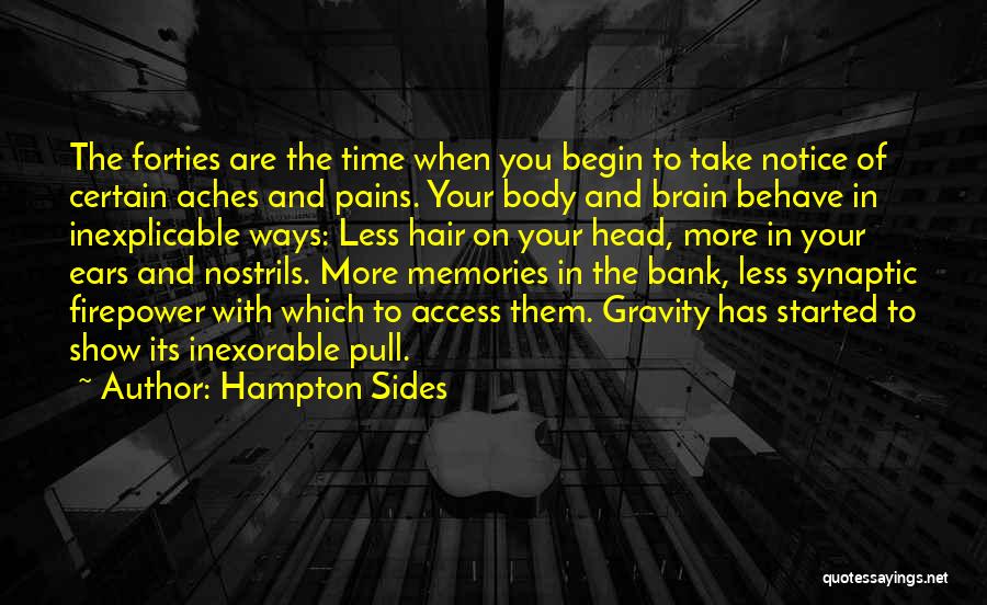 In Your Forties Quotes By Hampton Sides