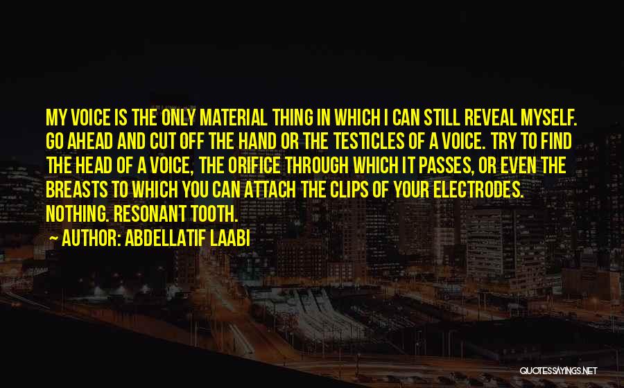 In Your Hand Quotes By Abdellatif Laabi