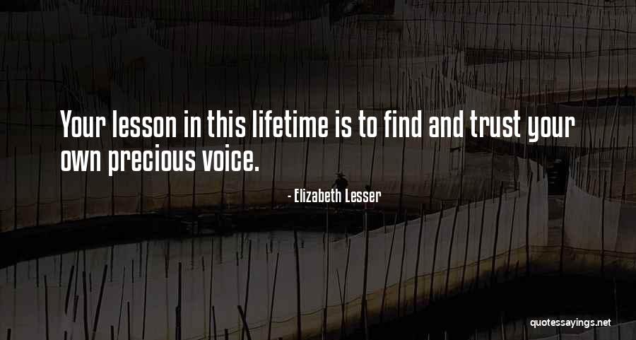 In Your Life Quotes By Elizabeth Lesser