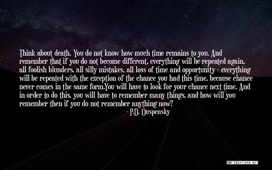 In Your Loss Quotes By P.D. Ouspensky In Your Loss Quotes By P.D. Ouspensky
