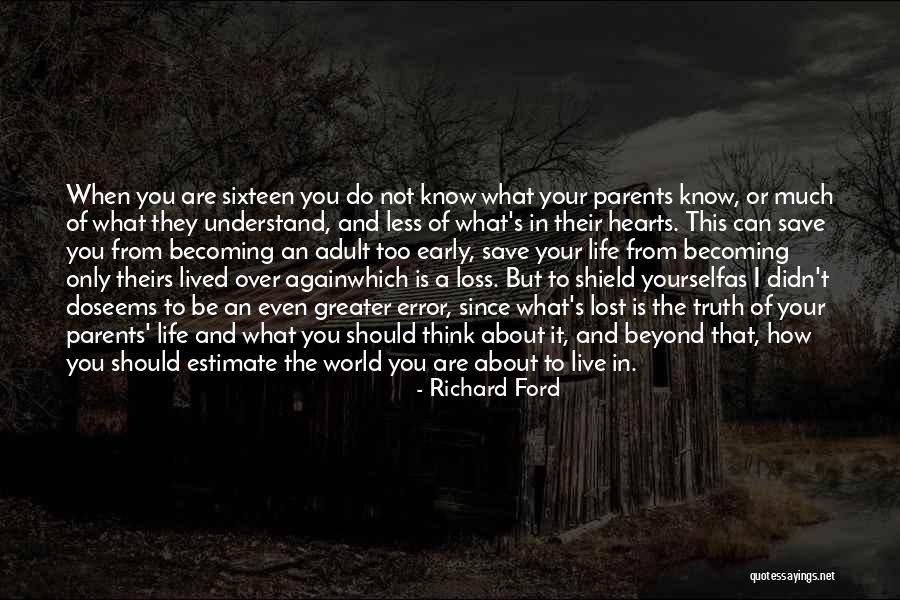 In Your Loss Quotes By Richard Ford In Your Loss Quotes By Richard Ford