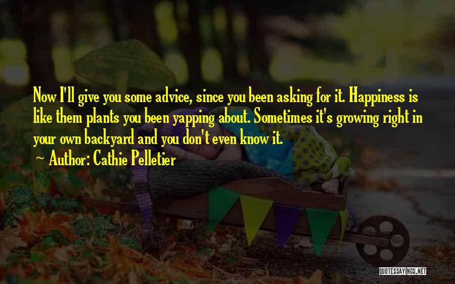 In Your Own Backyard Quotes By Cathie Pelletier