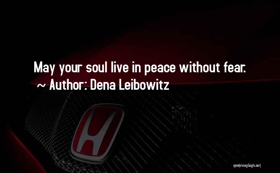 In Your Soul Quotes By Dena Leibowitz