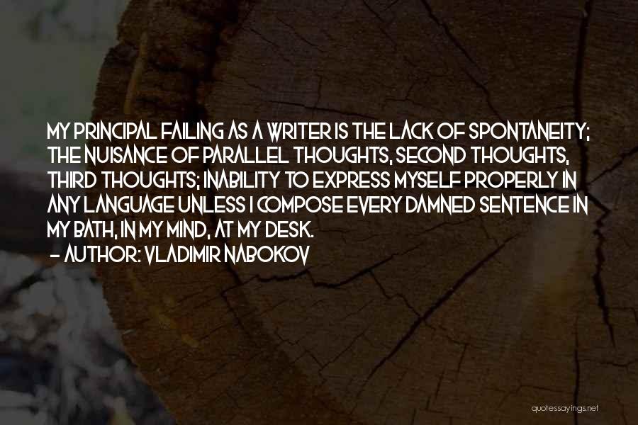 Inability To Express Quotes By Vladimir Nabokov