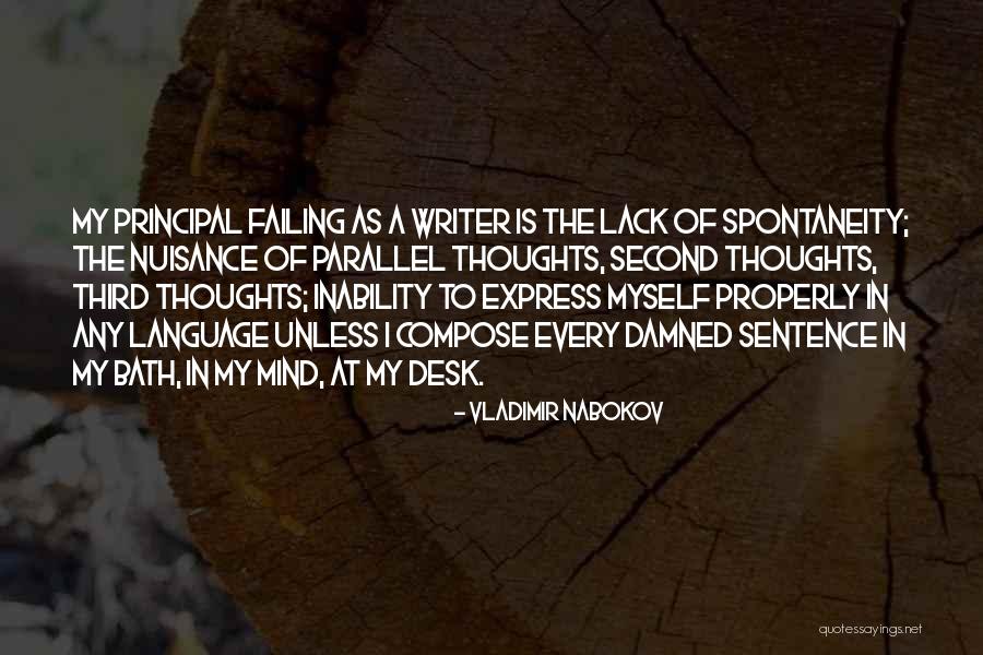 Inability To Express Quotes By Vladimir Nabokov