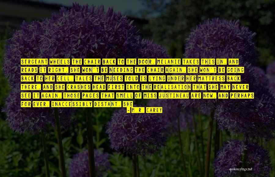Inaccessibly Quotes By M.R. Carey Inaccessibly Quotes By M.R. Carey