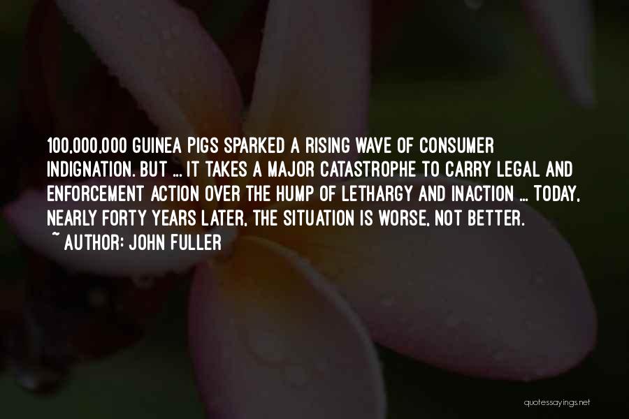 Inaction Action Quotes By John Fuller