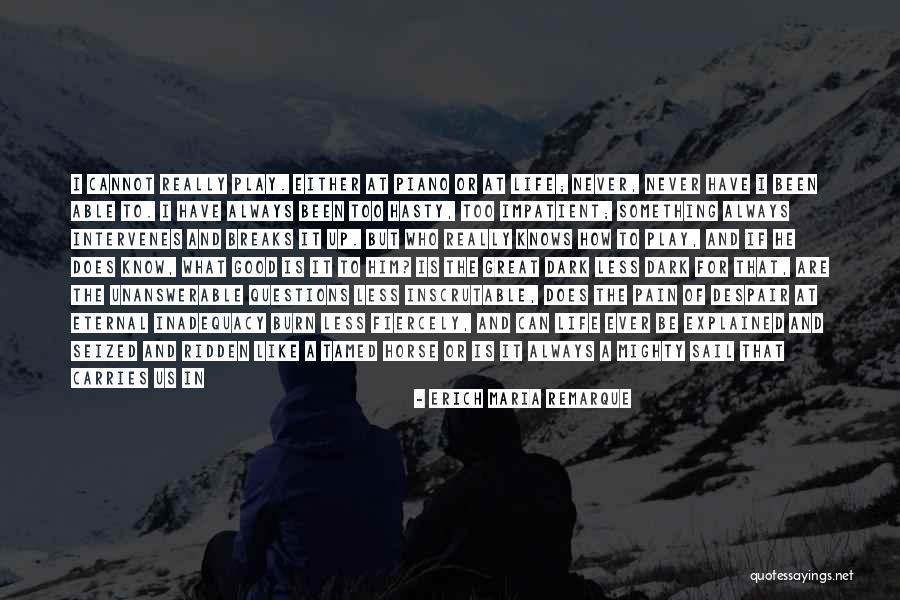 Inadequacy Quotes By Erich Maria Remarque Inadequacy Quotes By Erich Maria Remarque