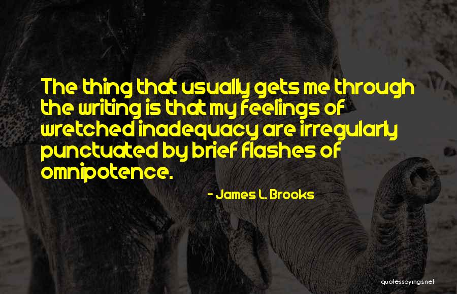 Inadequacy Quotes By James L. Brooks