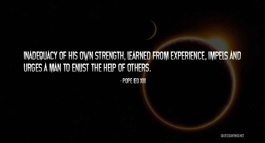 Inadequacy Quotes By Pope Leo XIII Inadequacy Quotes By Pope Leo XIII