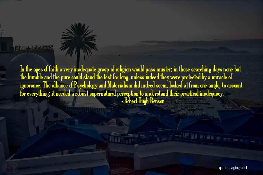 Inadequacy Quotes By Robert Hugh Benson Inadequacy Quotes By Robert Hugh Benson