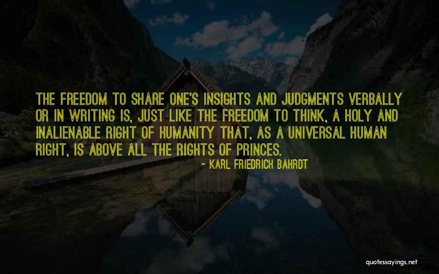 Inalienable Human Quotes By Karl Friedrich Bahrdt Inalienable Human Quotes By Karl Friedrich Bahrdt