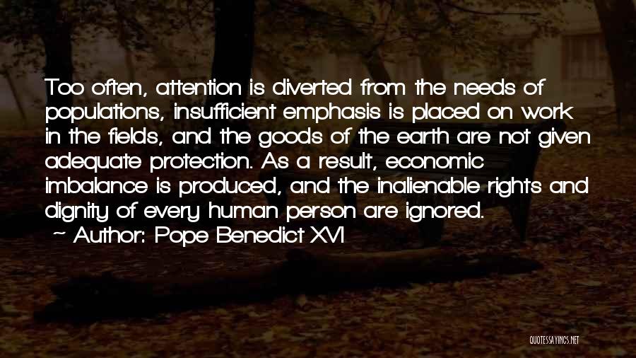 Inalienable Rights Quotes By Pope Benedict XVI