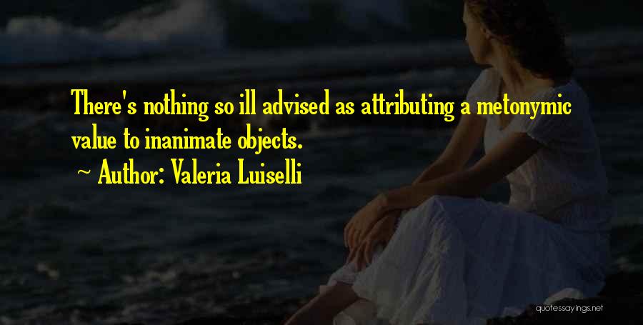 Inanimate Quotes By Valeria Luiselli