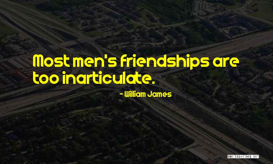 Inarticulate Quotes By William James Inarticulate Quotes By William James