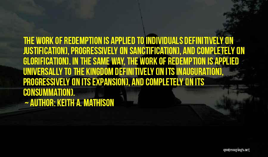 Inauguration Quotes By Keith A. Mathison