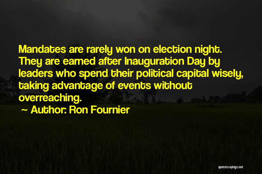 Inauguration Quotes By Ron Fournier