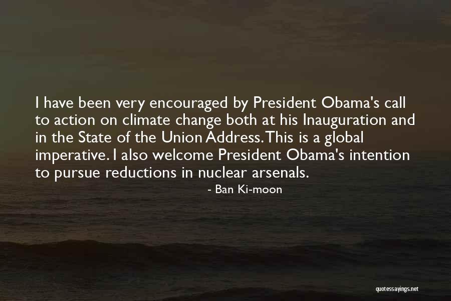 Inauguration Welcome Quotes By Ban Ki-moon