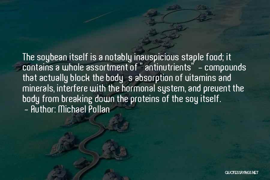 Inauspicious Quotes By Michael Pollan