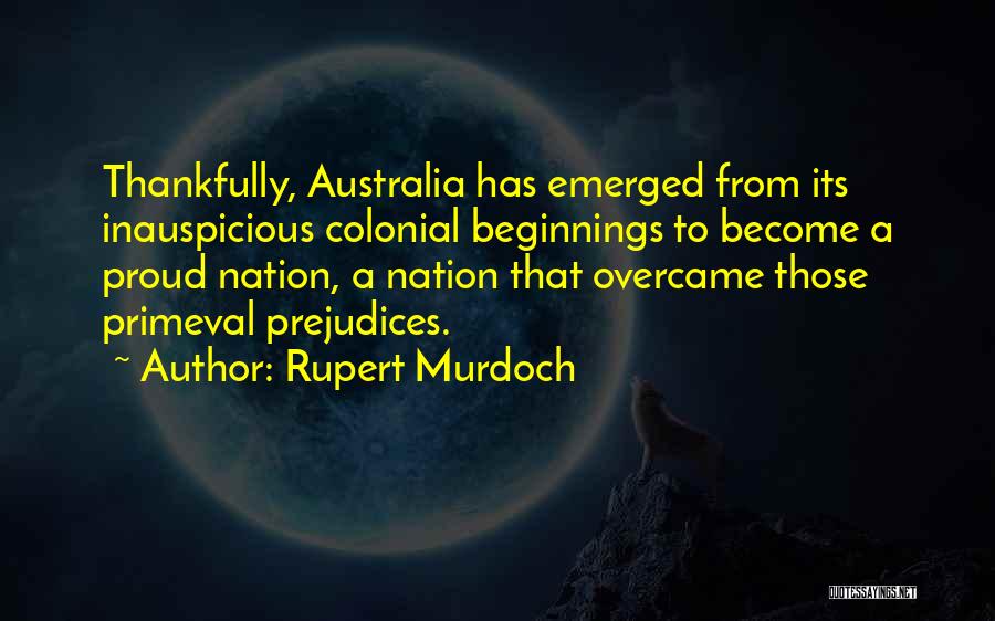 Inauspicious Quotes By Rupert Murdoch