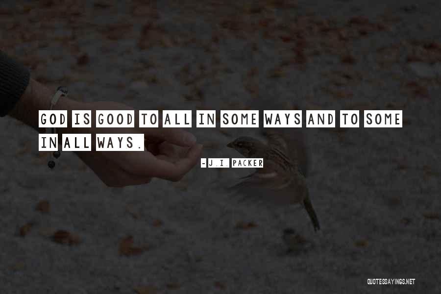 Inbursa Walmart Quotes By J.I. Packer Inbursa Walmart Quotes By J.I. Packer