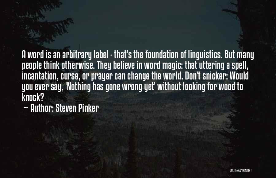 Incantation Quotes By Steven Pinker