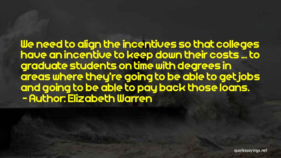 Incentive Pay Quotes By Elizabeth Warren