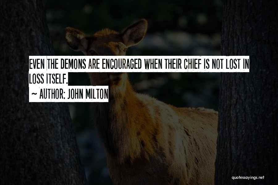 Inch Loss Quotes By John Milton