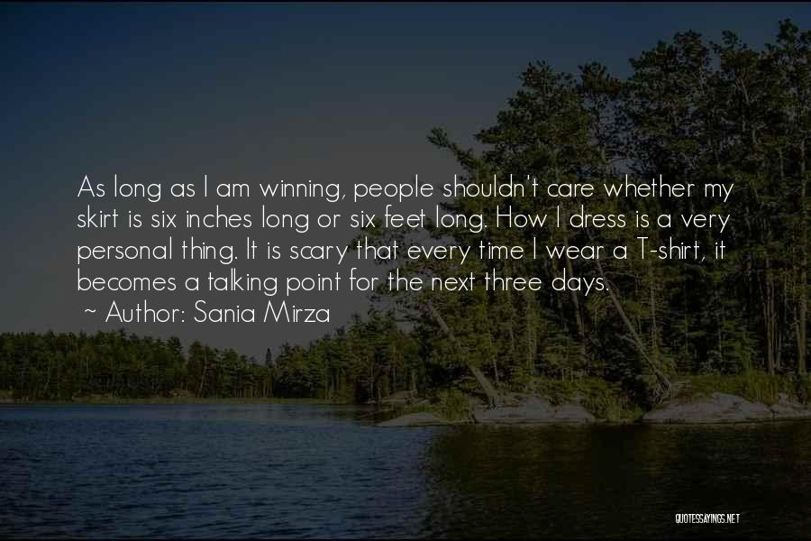 Inches Quotes By Sania Mirza