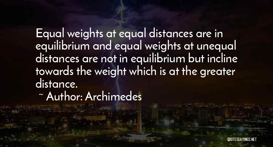 Incline Quotes By Archimedes