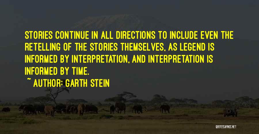 Include Quotes By Garth Stein