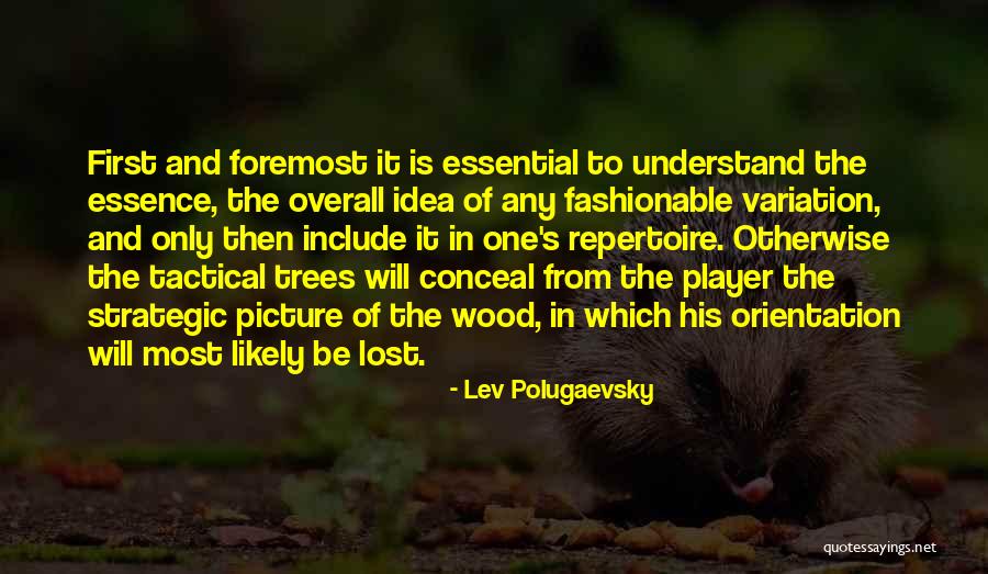 Include Quotes By Lev Polugaevsky