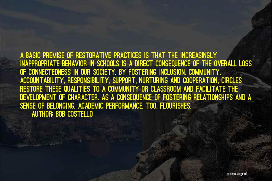 Inclusion And Community Quotes By Bob Costello