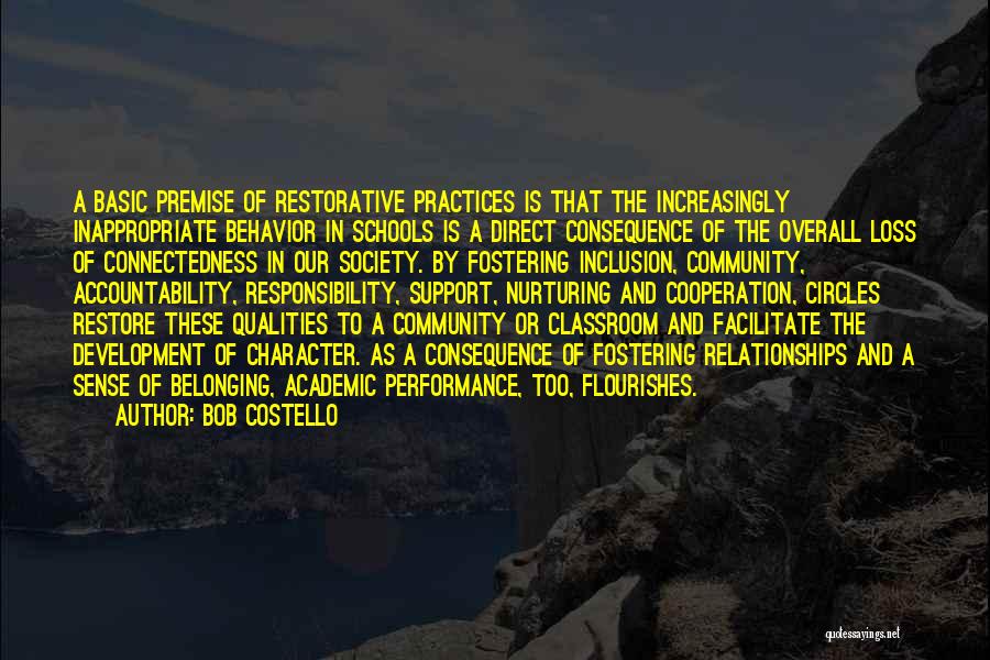 Inclusion And Society Quotes By Bob Costello