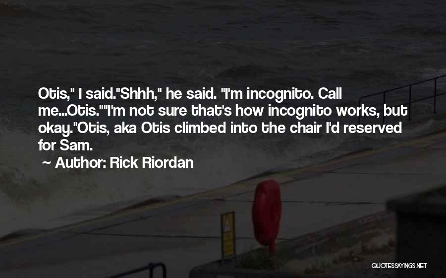 Incognito Funny Quotes By Rick Riordan