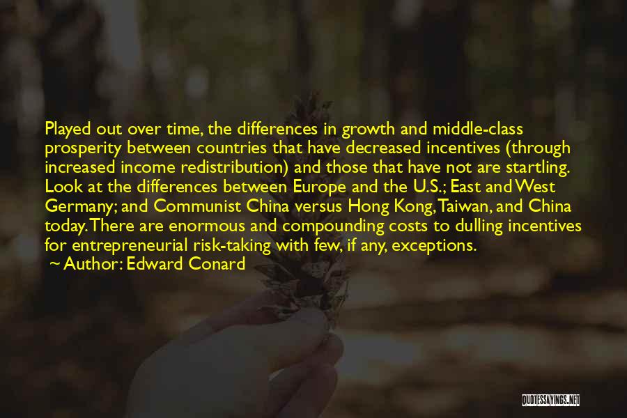 Income Redistribution Quotes By Edward Conard