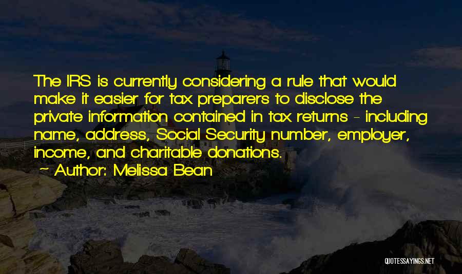 Income Tax Quotes By Melissa Bean