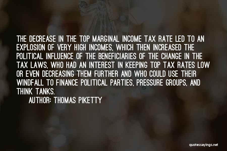 Income Tax Quotes By Thomas Piketty