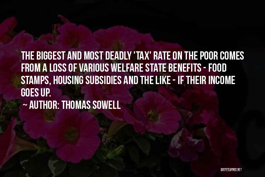 Income Tax Quotes By Thomas Sowell