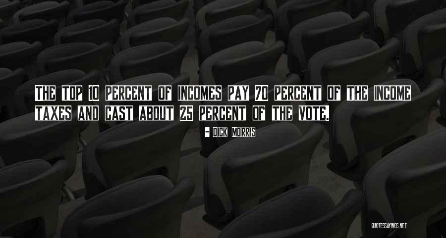 Income Taxes Quotes By Dick Morris