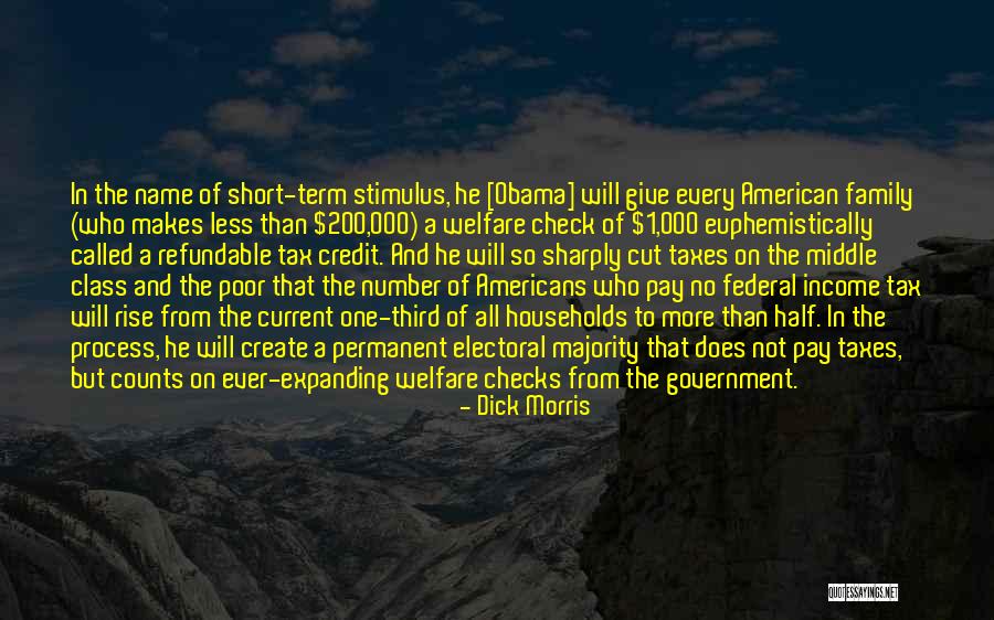 Income Taxes Quotes By Dick Morris