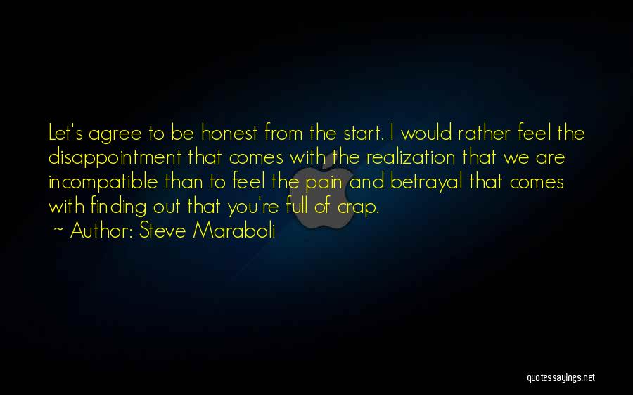 Incompatible Love Quotes By Steve Maraboli