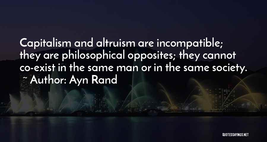 Incompatible Quotes By Ayn Rand