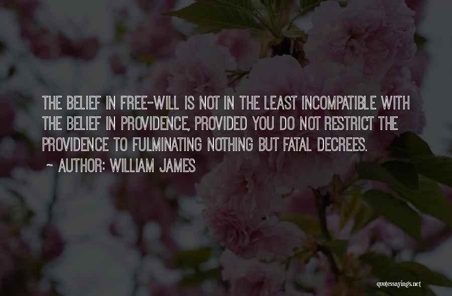 Incompatible Quotes By William James