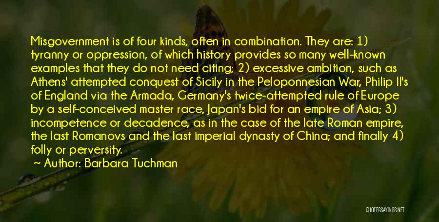 Incompetence Quotes By Barbara Tuchman
