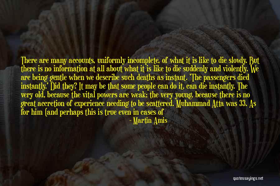 Incomplete Life Quotes By Martin Amis Incomplete Life Quotes By Martin Amis