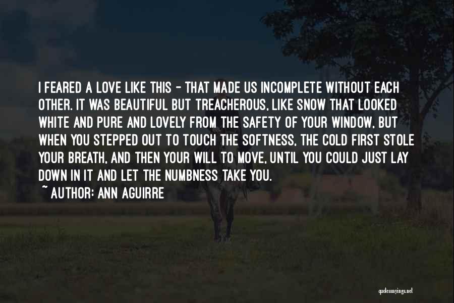 Incomplete Love Quotes By Ann Aguirre