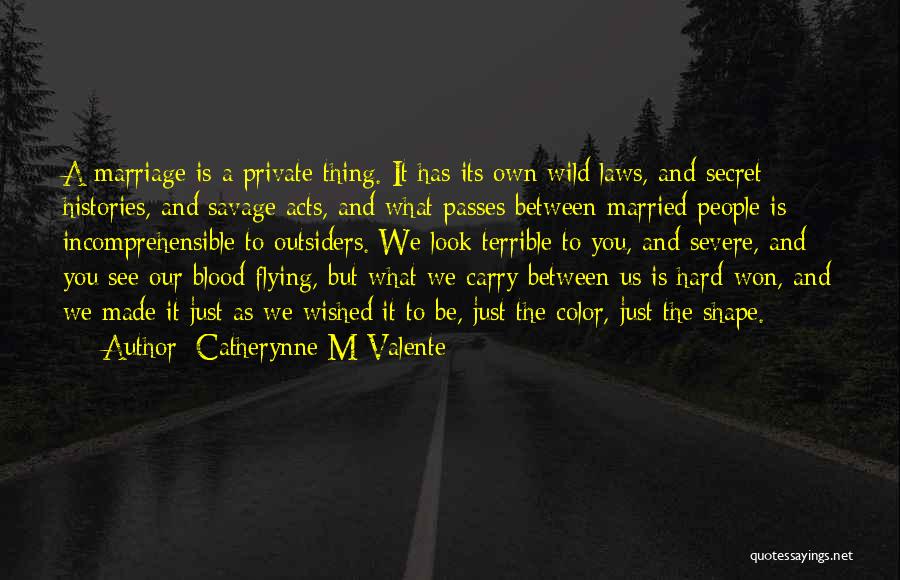 Incomprehensible Quotes By Catherynne M Valente