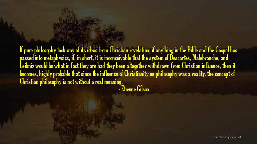 Inconceivable Quotes By Etienne Gilson Inconceivable Quotes By Etienne Gilson